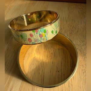 Colorful Balloon and floral Print Bangle Set Lilly Pulitzer